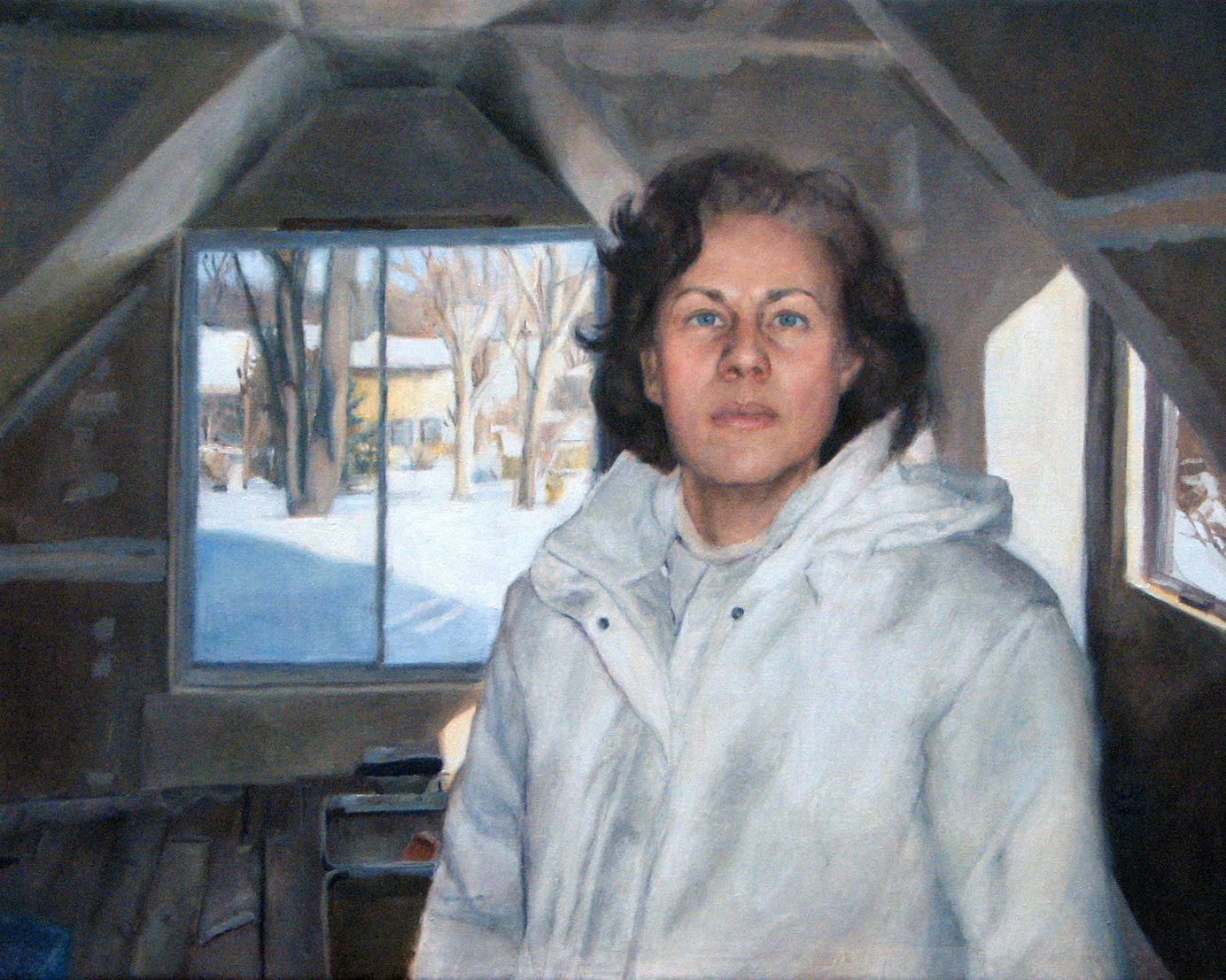 Eva, Oil on linen, 40×30 in, 2010, by Soraya Hutchinson