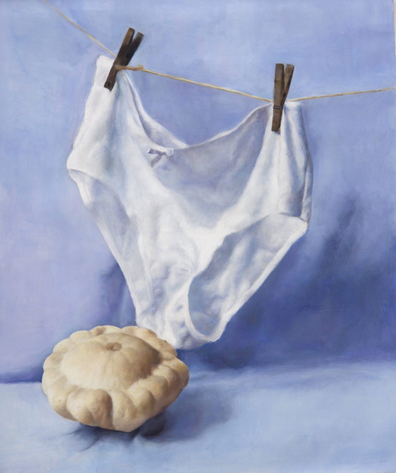 Hanging To Dry, Oil on linen, 24×30 in, 2011, by Soraya Hutchinson